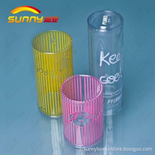 2014 fancy pvc circular box